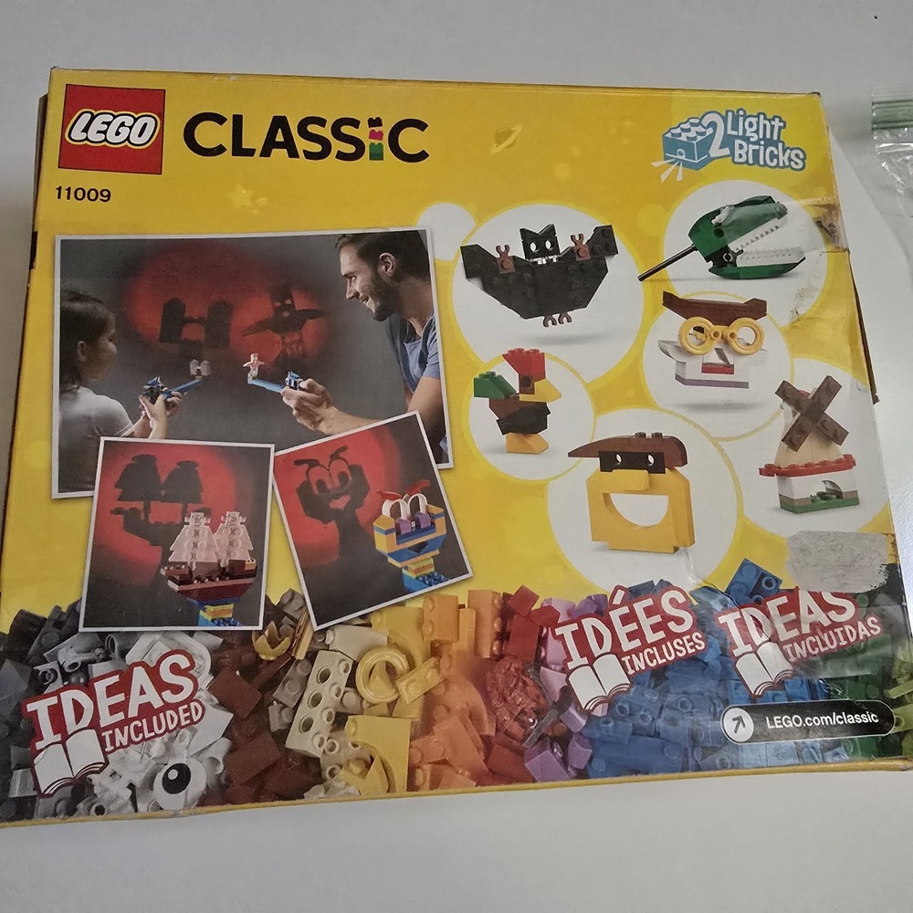 LEGO 11009 Classic Bricks & Lights‎ RETIRED Not Sure If Complete Damaged Box - Picture 2 of 13